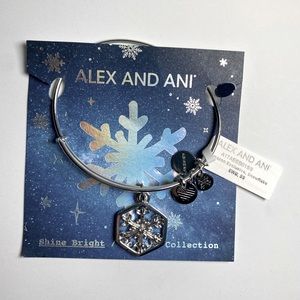 Alex and Ani Shine Bright Snowflake bracelet